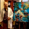 الفنان سعد يكن لـ" شغف ": حين أرسم أغرق تماماً في موسيقا   لوحاتي وأصوات ألوانها وعبق روائحها
