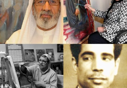 4 فنانين تشكيليين من الكويت