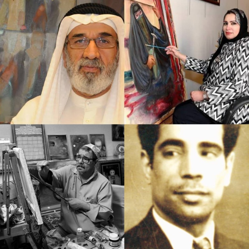 4 فنانين تشكيليين من الكويت